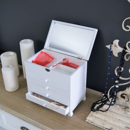 Komódka , szkatułka na kosmetyki i bizuterie.