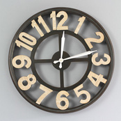  Zegar ścienny, styl rustykalny.