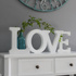 Napis LOVE, drewniane litery, 